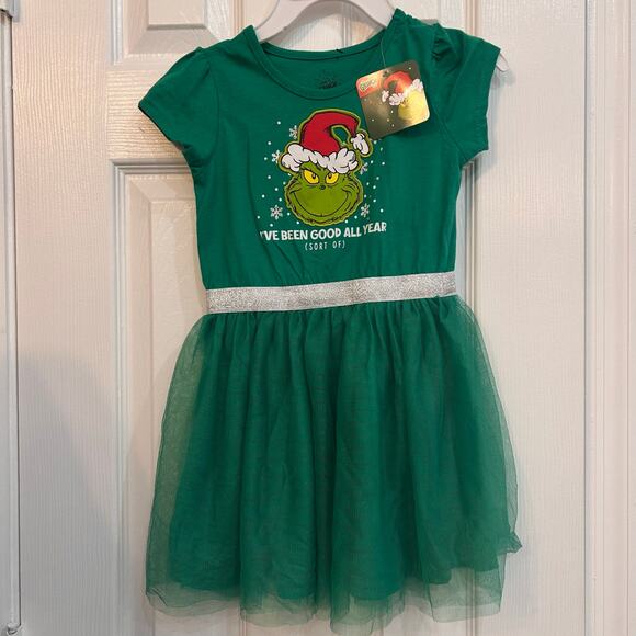 Super cute Girls Grinch Christmas Tutu Dress – Size 5 – NWT - Picture 3 of 3